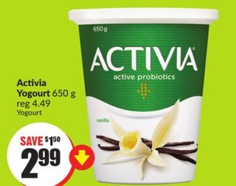 Chalo FreshCo Activia yogourt 650 g offer