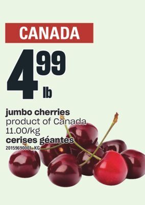 Valu-mart Cerises géantes offer