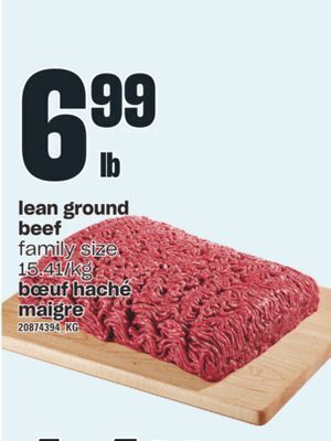 Valu-mart Bœuf haché maigre offer