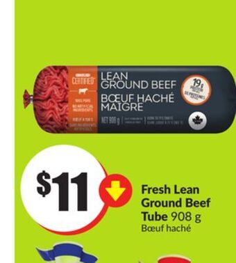 FreshCo Fresh lean ground beef tube 908 g offer