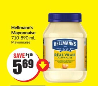 Chalo FreshCo Hellmann's mayonnaise 710-890 ml offer