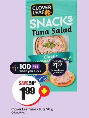 FreshCo Clover leaf snack kits 90 g offer