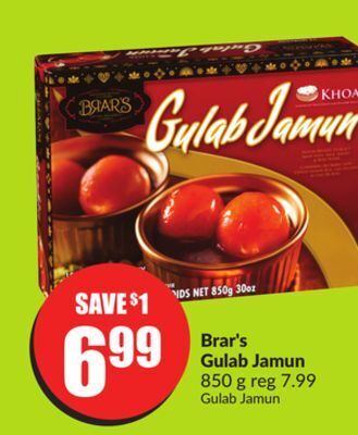 Chalo FreshCo Brar's gulab jamun 850 g offer