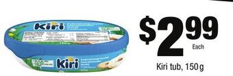 FreshCo Kiri tub, 150 g offer