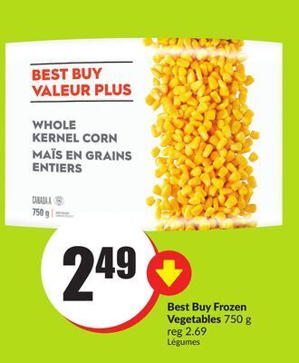 FreshCo Best buy frozen vegetables 750 g offer