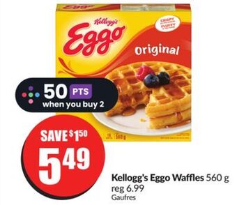 Chalo FreshCo Kellogg's eggo waffles 560 g offer