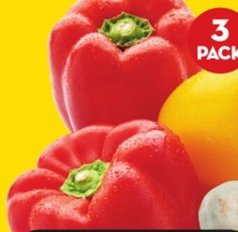 Giant Tiger 3 pack rainbow peppers offer