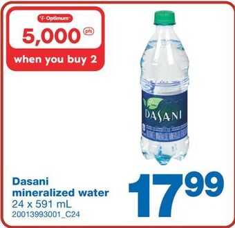 Wholesale Club Mineralized water, 24 x 591 ml offer