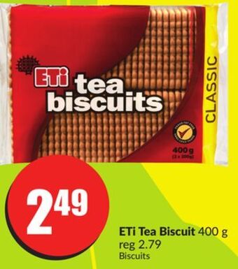 FreshCo Eti tea biscuit 400 g offer
