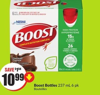 FreshCo Boost bottles 237 ml 6 pk offer