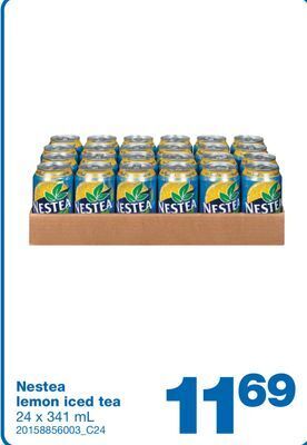 Wholesale Club Lemon iced tea, 24 x 341 ml offer