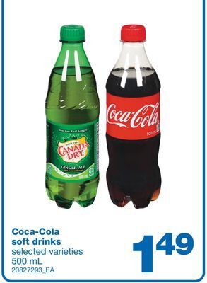 Wholesale Club Soft drinks, 500 ml offer