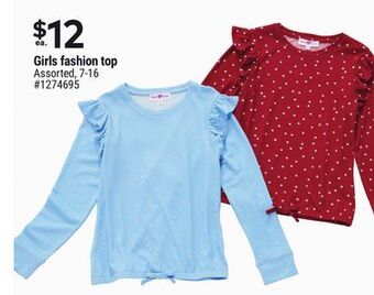 Giant Tiger Girls fashion top offer
