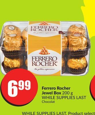 FreshCo Ferrero rocher jewel box 200 g offer