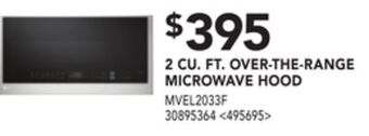 RONA 2 cu. ft. over-the-range microwave hood offer