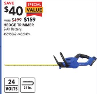 RONA Hedge trimmer offer