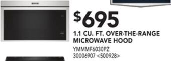 RONA 1.1 cu. ft. over-the-range microwave hood offer