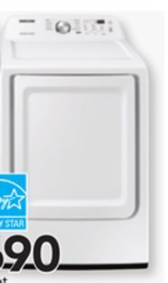 RONA Samsung 7.4 cu. ft. dryer offer
