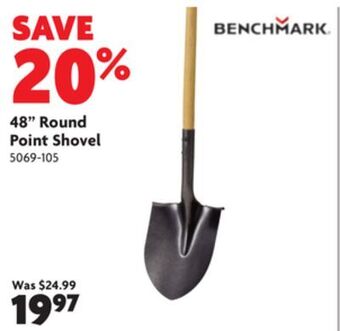 Home Hardware 48 round point shovel offer