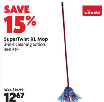 Home Hardware Supertwist xl mop offer