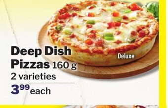 M & M Food Market Deep dish pizzas offer