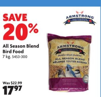 Home Hardware All season blend bird food offer
