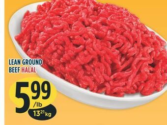 Marché Adonis Lean ground beef halal offer