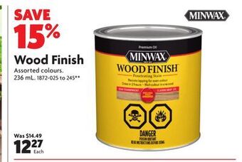 Home Hardware Wood finish offer