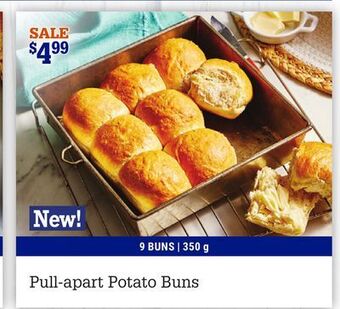 M & M Food Market Pull-apart potato buns offer