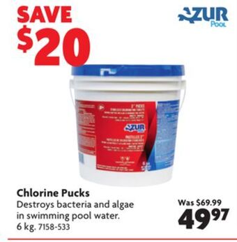 Home Hardware Chlorine pucks offer
