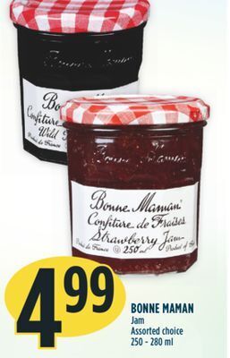Marché Adonis Bonne maman jam offer