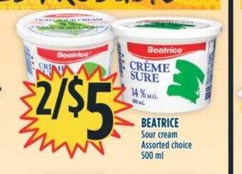 Marché Adonis Beatrice sour cream offer