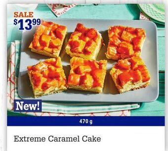 M & M Food Market Extreme caramel cake offer