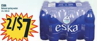 Marché Adonis Eska natural spring water offer