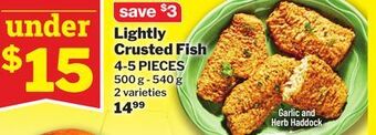M & M Food Market Lightly crusted fish offer