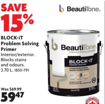 Home Hardware Block-it problem solving primer offer