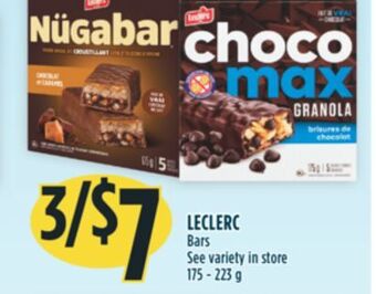 Marché Adonis Leclerc bars offer