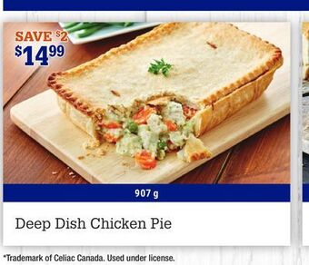 M & M Food Market Deep dish chicken pie offer