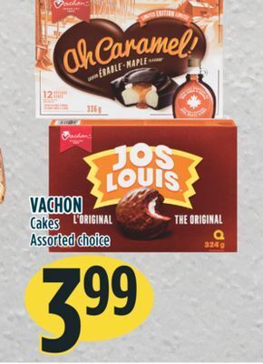 Marché Adonis Vachon cakes offer