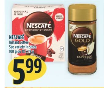 Marché Adonis Nescafé instant coffee offer