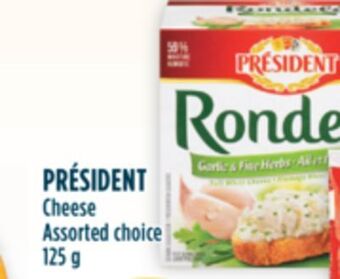 Marché Adonis Président cheese offer