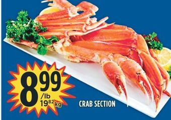 Marché Adonis Crab section offer