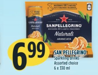 Marché Adonis San pellegrino sparkling drinks offer