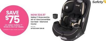 Babies 'R' Us Safety 1s grow and go all-in-one convertible car seat - diamond caviar offer