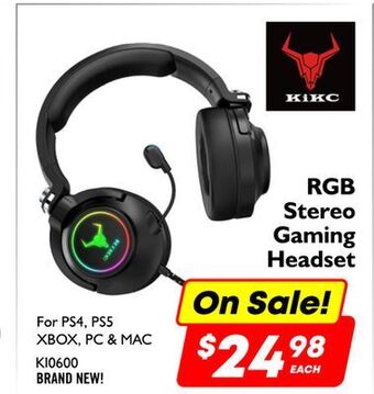 Kikc stereo gaming headset