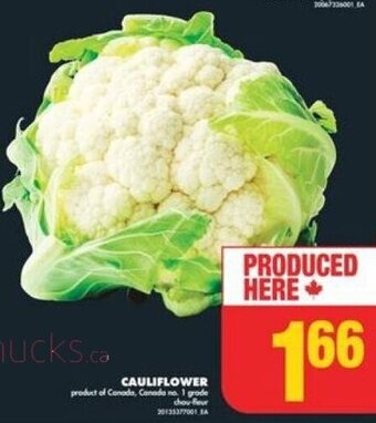 No Frills CAULIFLOWER offer