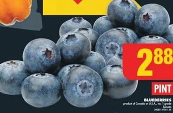 No Frills BLUEBERRIES offer