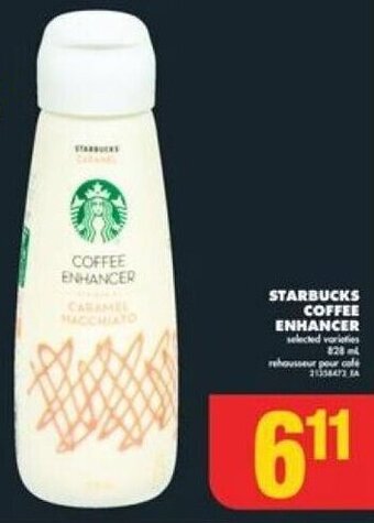 No Frills STARBUCKS COFFEE ENHANCER offer