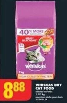 No Frills WHISKAS DRY CAT FOOD offer