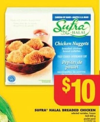No Frills Sufra Halal Breaded Chicken offer